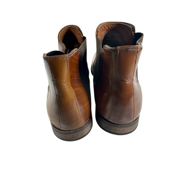 Giorgio Brutini Mens Size 10.5 M Brown Leather Slip On Chelsea Boots - Picture 3 of 8
